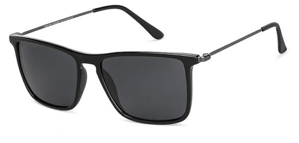 VINCENT CHASE EYEWEAR By Lenskart | Full Rim Square Stylish Sunglasses | Polarized And UV Protected | For Men And Women | Large | Vc S13982