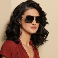 VINCENT CHASE EYEWEAR | Full Rim Square Branded Latest and Stylish Sunglasses | Polarized and 100% UV Protected | Men & Women | Large | VC S11748 (Frame Golden/Lens Grey) - Image 2