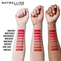 Maybelline New York Lipstick, Matte Finish, Bold Colour, Enriched With Jojoba Oil, Color Sensational Ultimattes, 599 , 1.7 g - Image 2