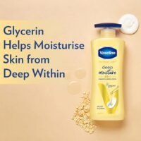 Vaseline Deep Moisture Body Lotion | For Dry Skin | Moisturised Glowing Skin with Pro Ceramides 400ml - Image 2