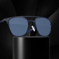 VINCENT CHASE EYEWEAR Unisex Round UV Protected Sunglasses Blue Frame Blue Lens (Medium) - Pack of 1 - Image 2