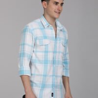 Stylofy Men Regular Fit Cotton Checks Full Sleeve Shirt - Image 5