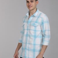 Stylofy Men Regular Fit Cotton Checks Full Sleeve Shirt - Image 6