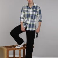 Stylofy Men Regular Fit Cotton Checks Full Sleeve Shirt - Image 2