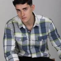 Stylofy Men Regular Fit Cotton Checks Full Sleeve Shirt - Image 7