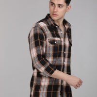 Stylofy Men Regular Fit Cotton Checks Full Sleeve Shirt - Image 3