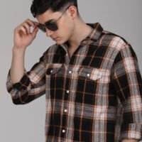 Stylofy Men Regular Fit Cotton Checks Full Sleeve Shirt - Image 9
