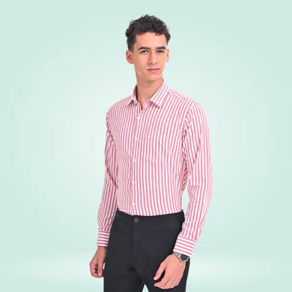 Stylofy Men Regular Fit Knitted Shirt with Full Sleeves