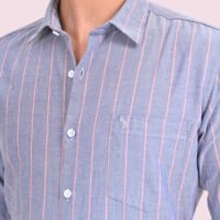 Stylofy Men Regular Fit Knitted Shirt with Full Sleeves - Image 4