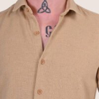 Stylofy Men Slim Fit Cotton Jute Half Sleeve Shirt - Image 5