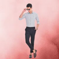 Stylofy Men Regular Fit Knitted Shirt with Full Sleeves - Image 5
