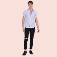 Stylofy Men Slim Fit Cotton Jute Half Sleeve Shirt - Image 7