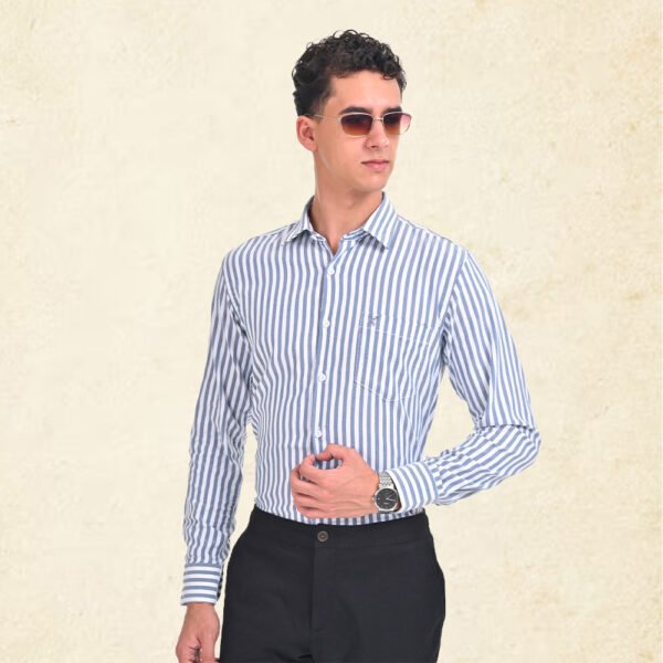 Stylofy Men Regular Fit Knitted Shirt with Full Sleeves