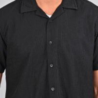 Stylofy Men Regular Fit Knitted Shirt with Short Sleeves - Image 6