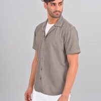 Stylofy Men Regular Fit Knitted Shirt with Short Sleeves - Image 3