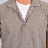 Stylofy Men Regular Fit Knitted Shirt with Short Sleeves - Image 5