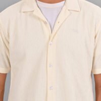 Stylofy Men Regular Fit Knitted Shirt with Short Sleeves - Image 6