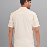 Stylofy Men Regular Fit Knitted Shirt with Short Sleeves - Image 7