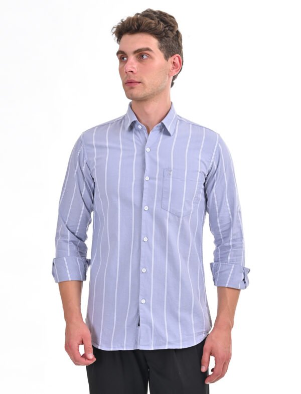 Stylofy Men printed long sleeve shirt