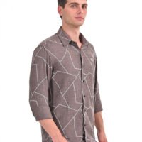 Stylofy Men printed long sleeve shirt - Image 3