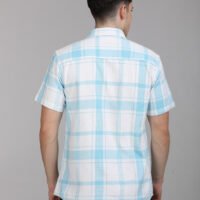 Stylofy Men Regular Fit Cotton Checks Half Sleeve Shirt - Image 5