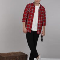 Stylofy Men Regular Fit Cotton Checks Full Sleeve Shirt - Image 6