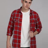 Stylofy Men Regular Fit Cotton Checks Full Sleeve Shirt - Image 7