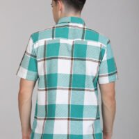 Stylofy Men Regular Fit Cotton Checks Half Sleeve Shirt - Image 3