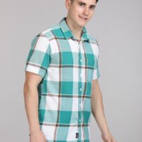 Stylofy Men Regular Fit Cotton Checks Half Sleeve Shirt - Image 7