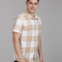 Stylofy Men Regular Fit Cotton Checks Half Sleeve Shirt - Image 7