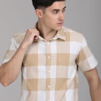 Stylofy Men Regular Fit Cotton Checks Half Sleeve Shirt - Image 6