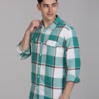 Stylofy Men Regular Fit Cotton Checks Full Sleeve Shirt - Image 7
