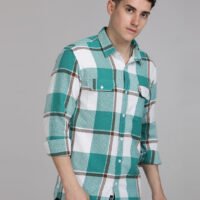 Stylofy Men Regular Fit Cotton Checks Full Sleeve Shirt - Image 2