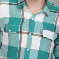 Stylofy Men Regular Fit Cotton Checks Full Sleeve Shirt - Image 3