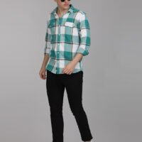 Stylofy Men Regular Fit Cotton Checks Full Sleeve Shirt - Image 8