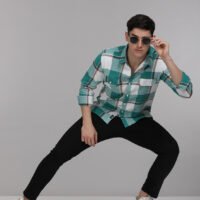 Stylofy Men Regular Fit Cotton Checks Full Sleeve Shirt - Image 9