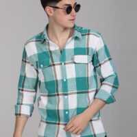 Stylofy Men Regular Fit Cotton Checks Full Sleeve Shirt - Image 5