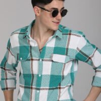 Stylofy Men Regular Fit Cotton Checks Full Sleeve Shirt - Image 6