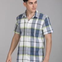 Stylofy Men Regular Fit Cotton Checks Half Sleeve Shirt - Image 6