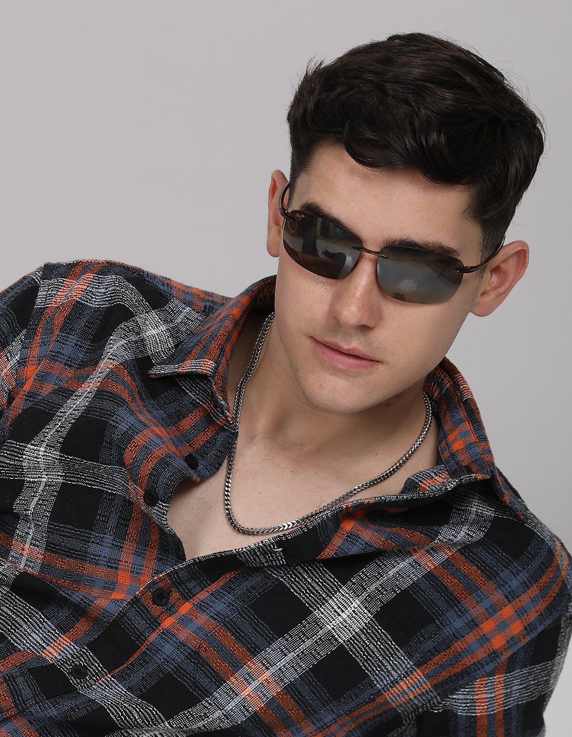 Stylofy Men Regular Fit Cotton Checks Half Sleeve Shirt