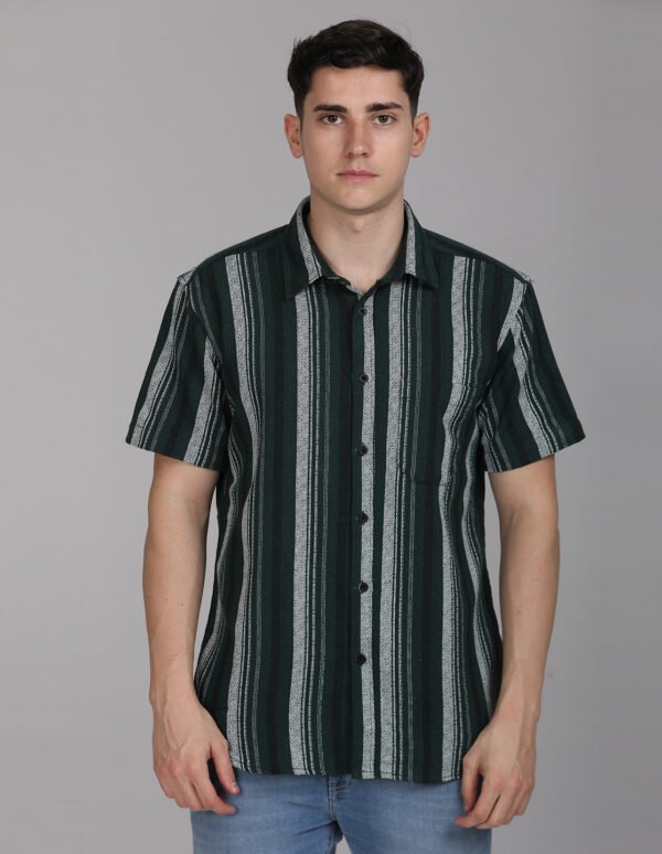 Stylofy Men Regular Fit Cotton Checks Half Sleeve Shirt