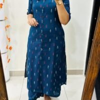 Premium Floral Fine cotton Kurti Palazzo set - Image 4