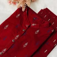 Premium Floral Fine cotton Kurti Palazzo set - Image 2